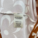 altar'd state Women's Size 2 Butterscotch Floral Dress