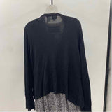 Eileen Fisher Women's Size L Black Solid Cardigan