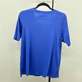 JJill Women's Size S Blue Heathered Short Sleeve Shirt