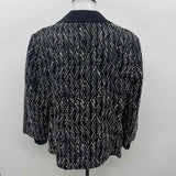 Lafayette 148 Women's Size 14 Black Textured Jacket