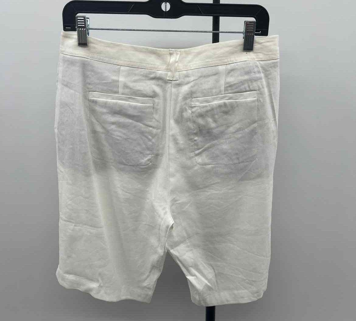 JJill Women's Size 8 White Solid Shorts