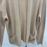 Cyrus Women's Size L Tan Textured Cardigan