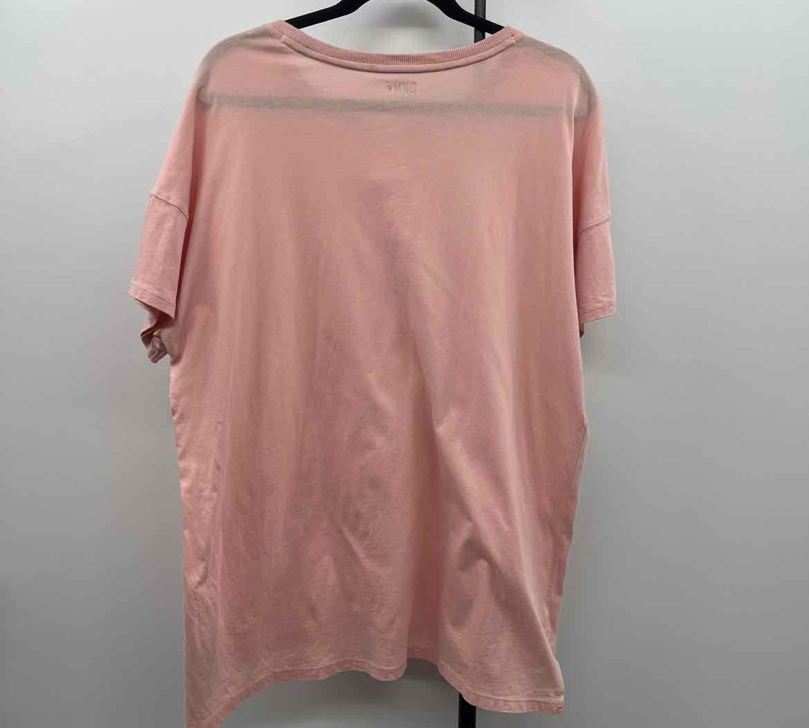DKNY Women's Size XL Blush Logo T-Shirt