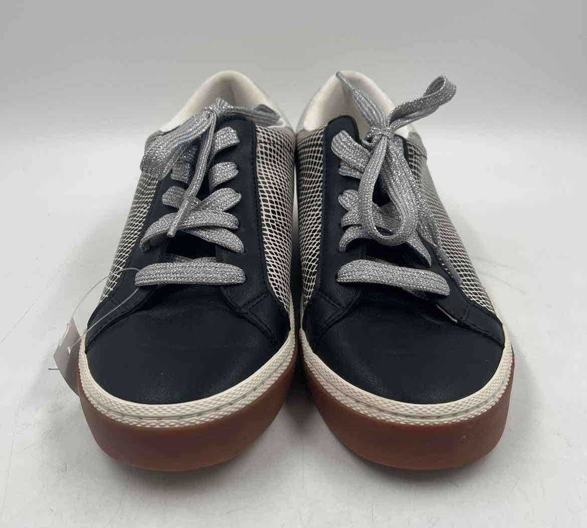 a new day Women's Shoe Size 8 Black Spotted Sneakers