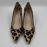 Sophia Webster Women's Shoe Size 8.5 Black Animal Print Heels