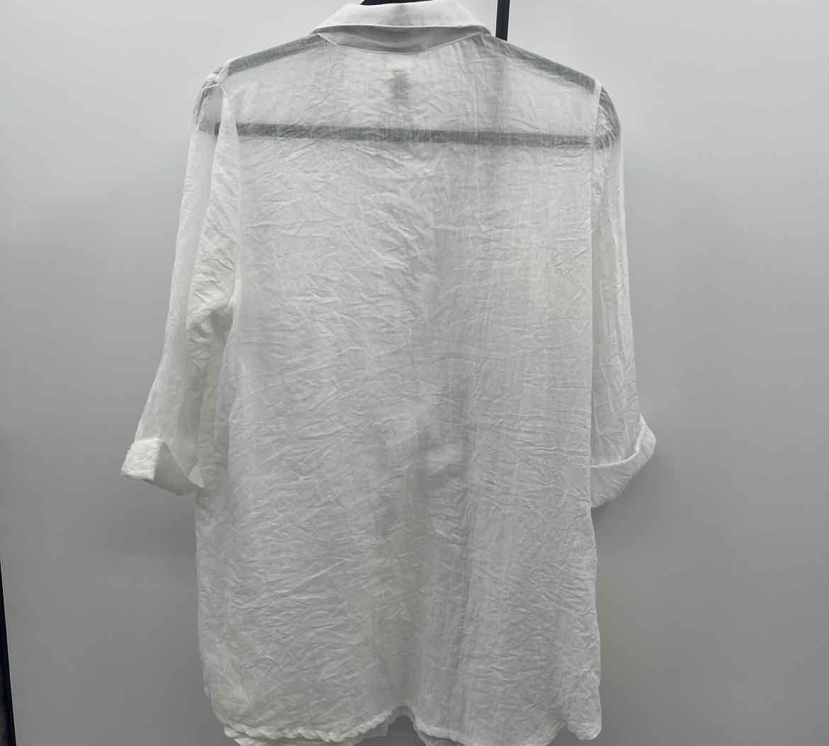 wearabouts Women's Size S White Textured Tunic