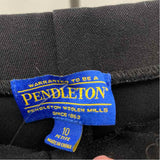 Pendleton Women's Size 10 Black Solid Pants