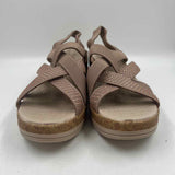 Bzees Women's Shoe Size 12 Taupe Beaded Sandals