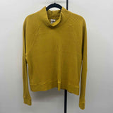 The North Face Women's Size M Yellow Textured Long Sleeve Shirt