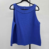 Talbots Women's Size XL indigo Ribbed Tank