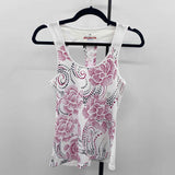 Grand Slam Women's Size S Fuschia Floral Tank
