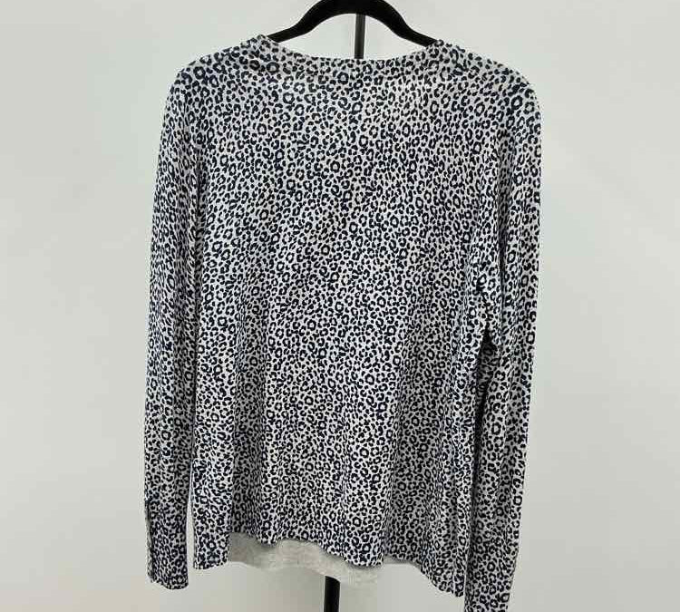 Boden Women's Size L Navy Animal Print Sweater