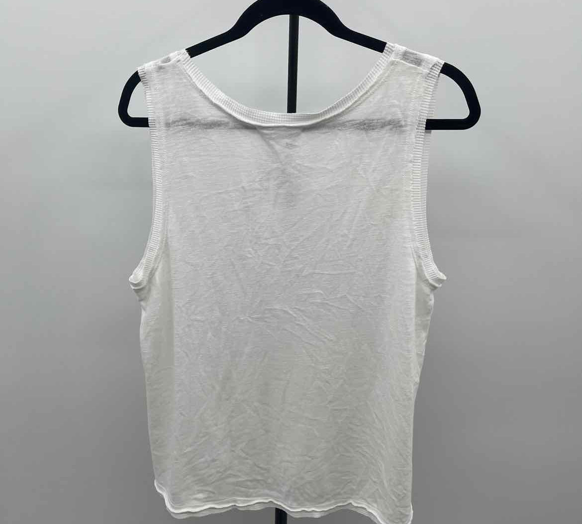 Project Social T Women's Size M White Heathered Tank