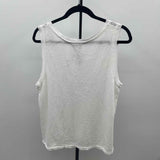 Project Social T Women's Size M White Heathered Tank