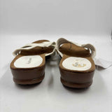 Kate Ann Women's Shoe Size 8.5 White Solid Sandals