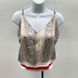Loyd/Ford Women's Size S Gray Snakeskin Tank
