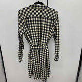 Duluth Trading Co. Women's Size 14 Black Checkered Dress