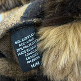 Parkhurst Women's Size M Brown Fur Vest