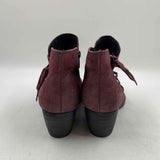 Born Women's Shoe Size 8 Wine Solid Boots