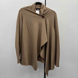 Bobeau Women's Size MP Brown Solid Cardigan