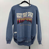 Simply Southern Women's Size M Blue Misc. Sweatshirt