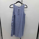 For Cynthia Women's Size 14 Blue Stripe Dress
