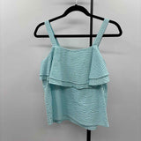 a new day Women's Size S Aqua Stripe Tank