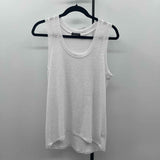 Beyond Yoga Women's Size M White Textured Sleeveless Shirt