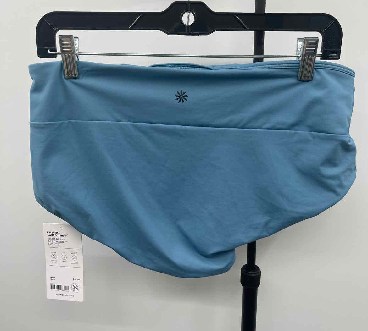 Athleta Women's Size 10 Blue Solid Swimsuit - Separate