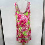 Lilly Pulitzer Women's Size 12 Magenta Floral Dress