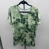 32 degrees Women's Size XXL Green Tie Dye Short Sleeve Shirt