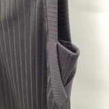 Evereve Women's Size L Black Ribbed Vest