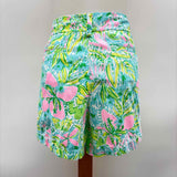 Lilly Pulitzer Women's Size 14 Green Floral Shorts
