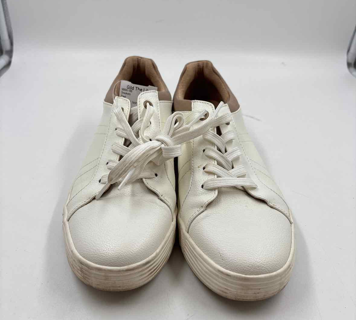 Soul Women's Shoe Size 9 Ivory Solid Sneakers
