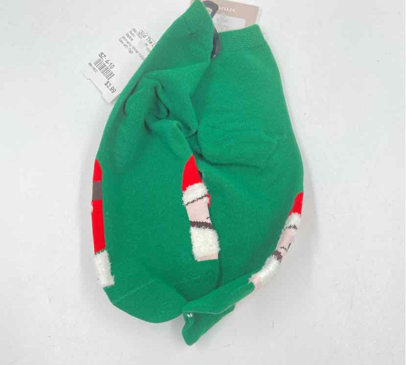 Styline Women's Shoe Size 4-10 Green Winter Holiday Socks