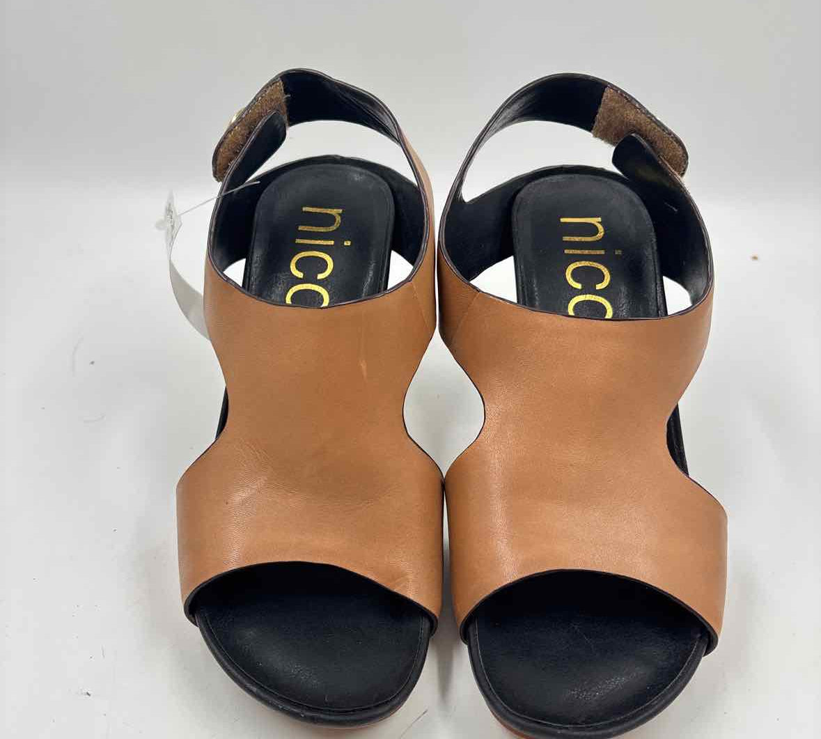 Nicole Women's Shoe Size 6.5 Caramel Solid Heels