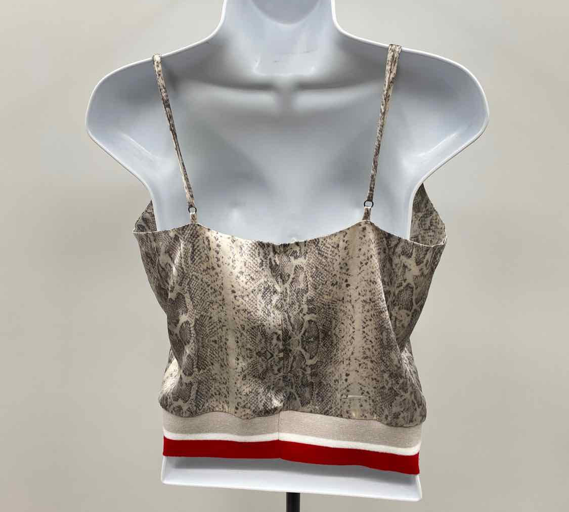 Loyd/Ford Women's Size S Gray Snakeskin Tank