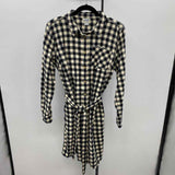 Duluth Trading Co. Women's Size 14 Black Checkered Dress