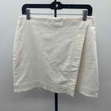 Ann Taylor Women's Size 8 White Solid Skirt