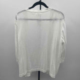 Westport Women's Size 3X White Textured Cardigan