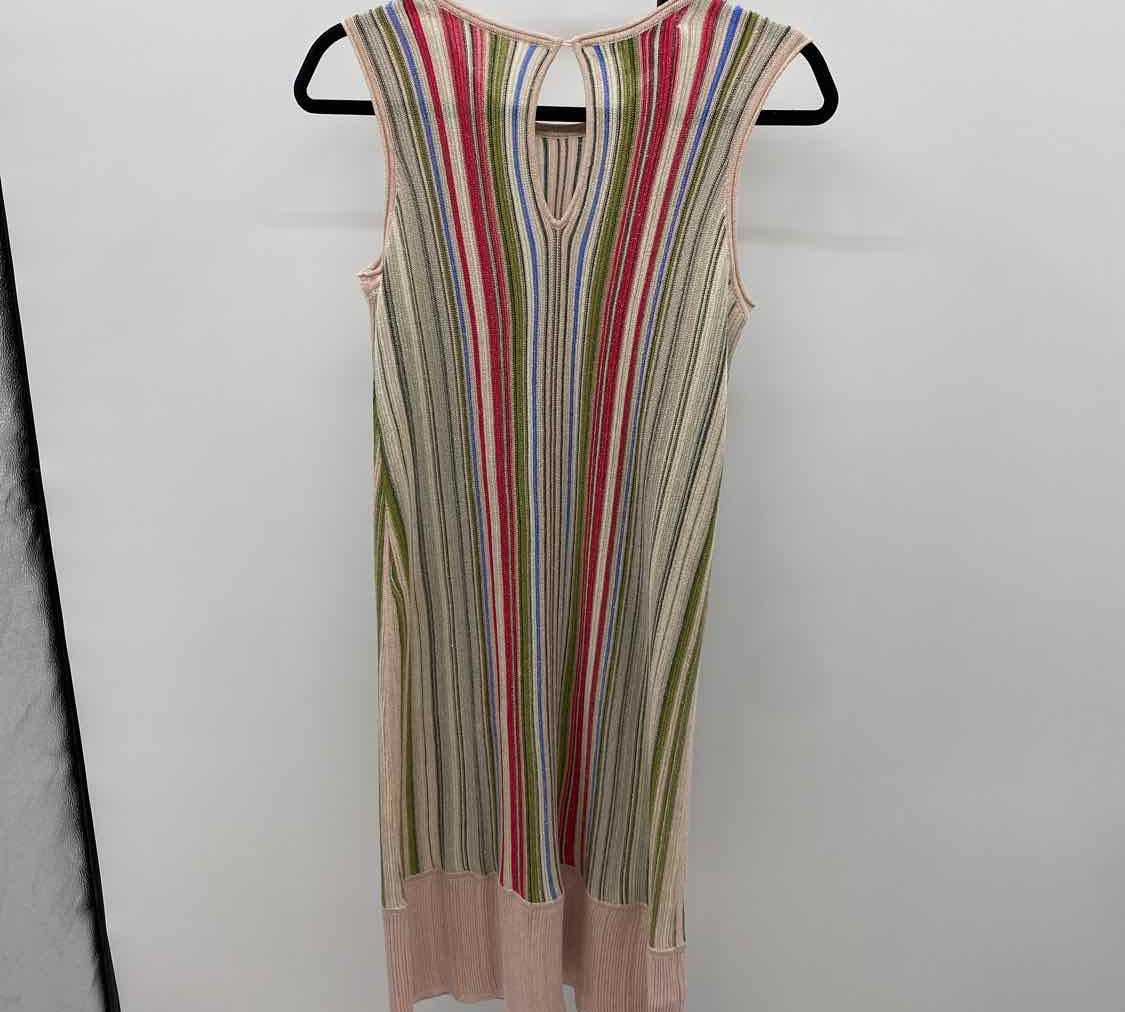 Tommy Bahama Women's Size 10 Beige Stripe Dress