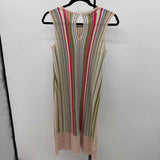 Tommy Bahama Women's Size 10 Beige Stripe Dress