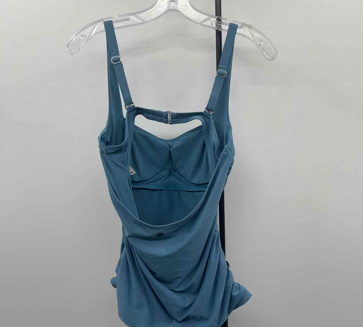 Athleta Women's Size 36 B/C Blue Solid Swimsuit - Separate