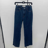 Abercrombie & Fitch Women's Size 0 Blue Solid Jeans