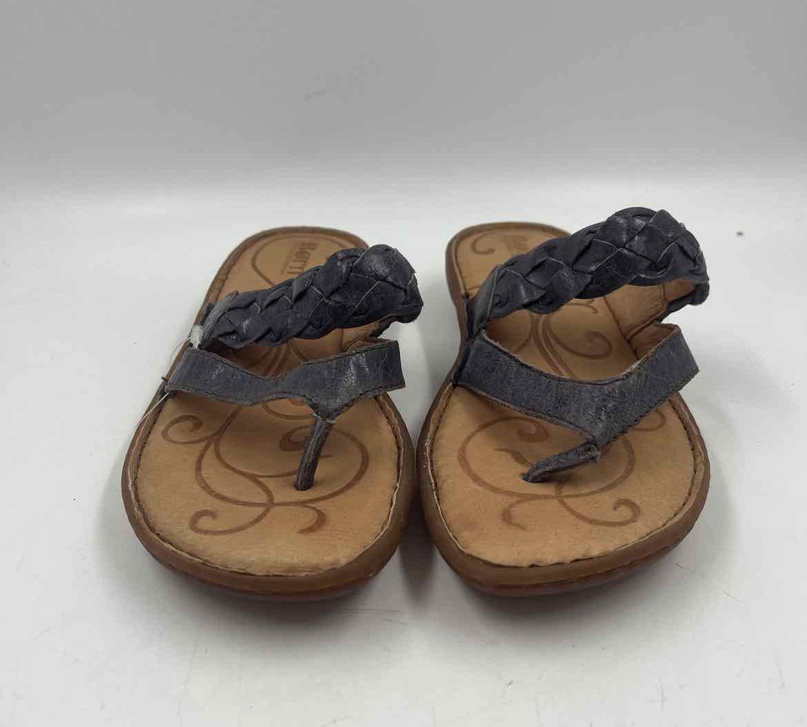 Born Women's Shoe Size 6 Blue Woven Sandals
