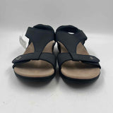Gdefy Women's Shoe Size 6 Charcoal Solid Sandals