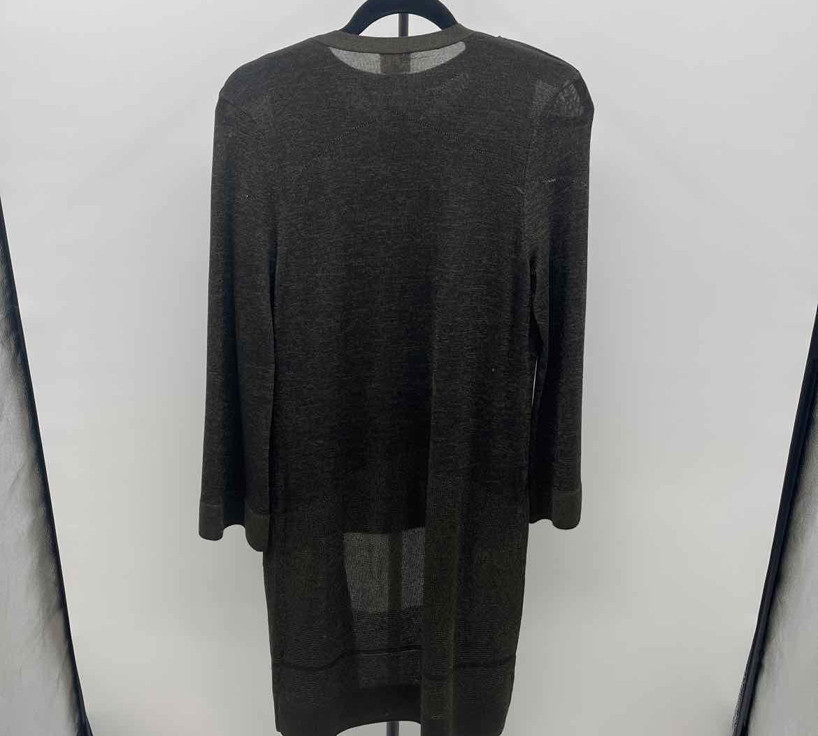 Chico's Women's Size S Green Heathered Cardigan