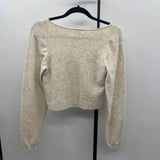 Wilfred Junior's Size XL Oatmeal Heathered Long Sleeve Shirt