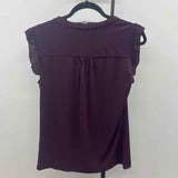 Calvin Klein Women's Size S Purple Solid Sleeveless Shirt