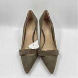 Ann Taylor Women's Shoe Size 9 Olive Solid Heels